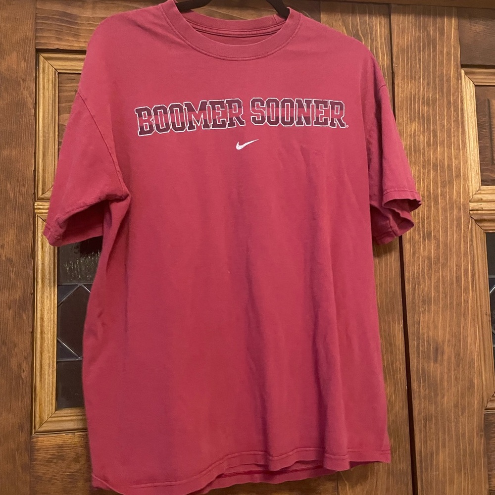Nike Red Boomer Sooner Tee